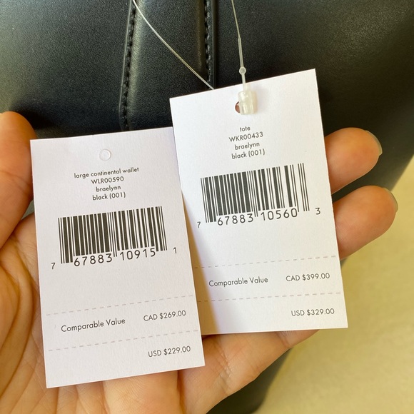 SOLD! NWT 2PCS Kate Spade Tote & Wallet Black - Picture 16 of 17